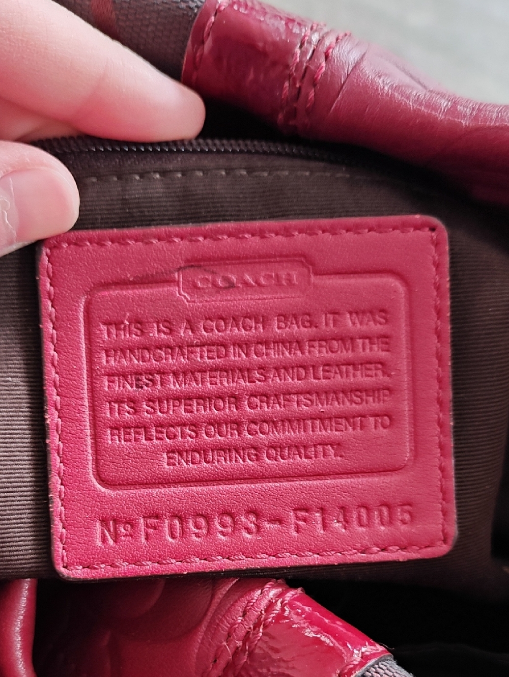 Vintage Coach Patchwork Shoulder Bag. - Picture 10 of 10